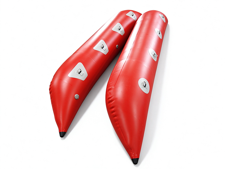 Inflatable pontoons for water sports