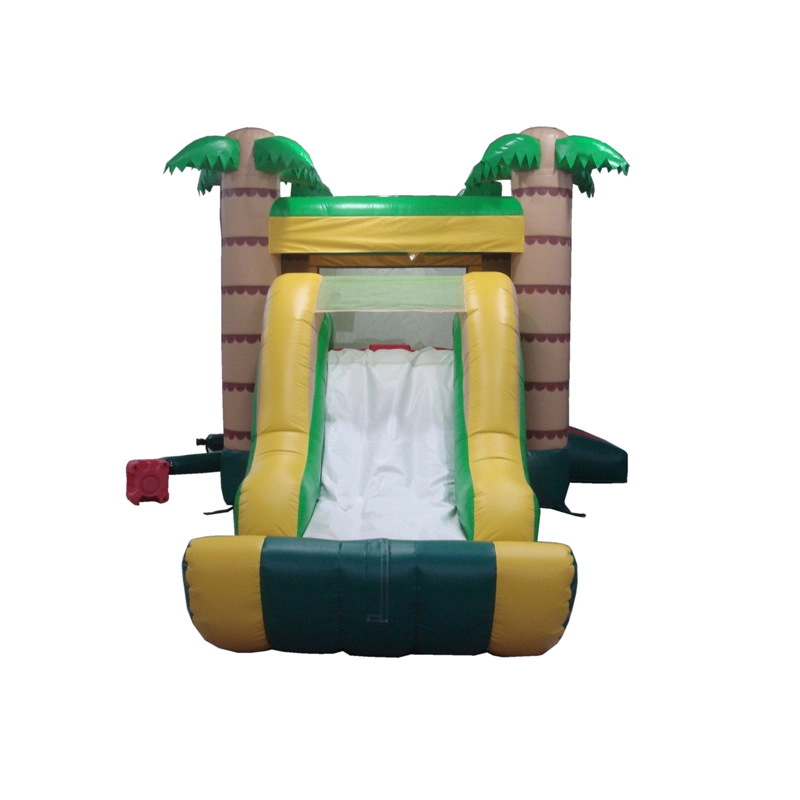 commercial inflatable bounce house with slide