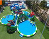Custom Giant Mobile Pool Water Park With Slide for Kids And Adults