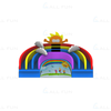 Large Kids Rainbow Slides Inflatable Water Play Equipment Water Park