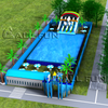 Kids Land Inflatable Water Park Huge Long Water Slide