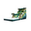 palm tree themed giant inflatable water slide for summer events