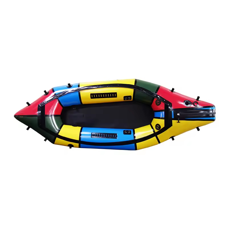 One Person Whitewater Hunting Bikeraft Light Boat Packraft with Tizip