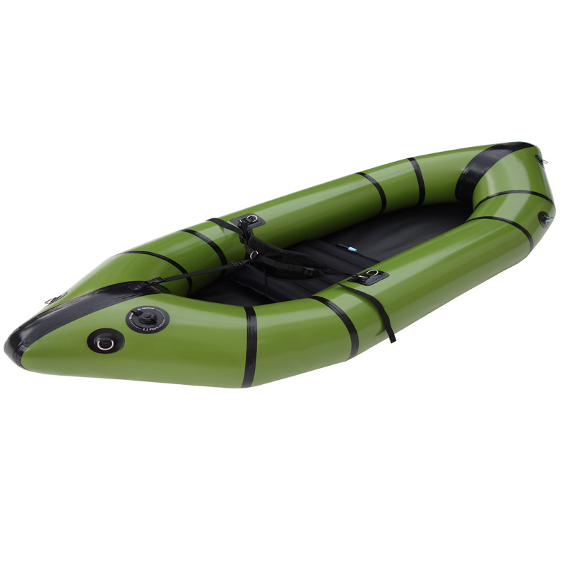 Inflatable Backpack Fishing Calm Water 210D TPU Nylon Packraft 