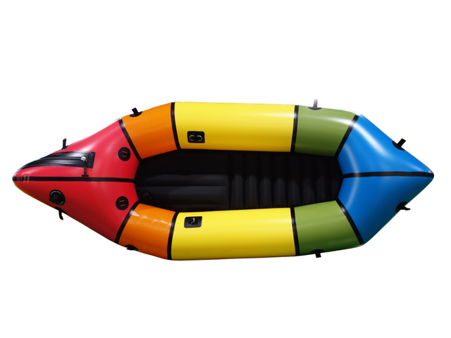 mixed color inflatable tpu packraft for one person
