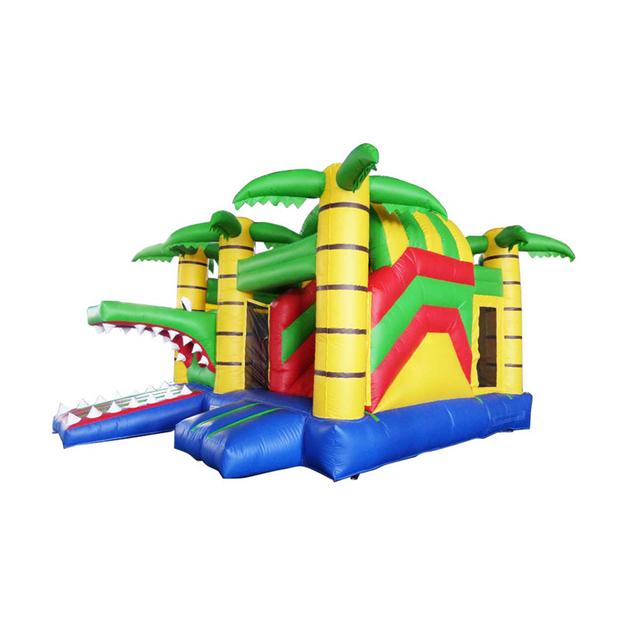 Outdoor Caiman Inflatable Bounce House Jumper with Slide