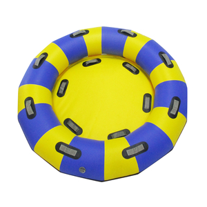4 Person family round raft tube inflatable water park raft