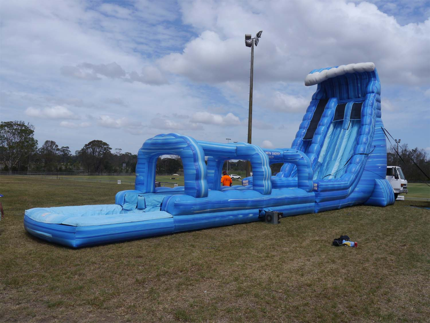 Commercial inflatable water slide games playground outdoor inflatable toy