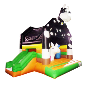 Animal Design Garden Games Inflatable Jumping House with Slide 