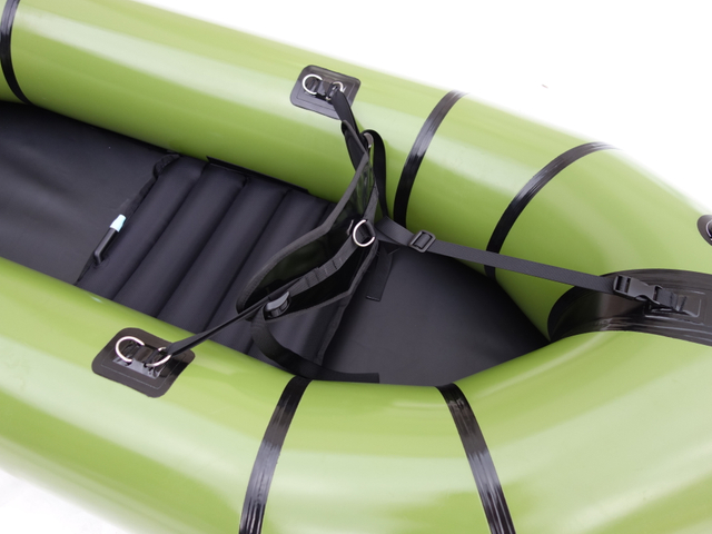 Inflatable Backpack Fishing Calm Water 210D TPU Nylon Packraft 