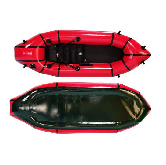 Lighweight inflatable boat for fishing