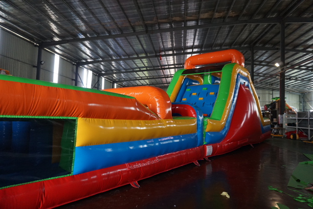 Children Adult Large Inflatable Obstacles Course Jumper Slide