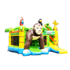 Commercial Monkey Animal Inflatable Bouncer Combo Slide