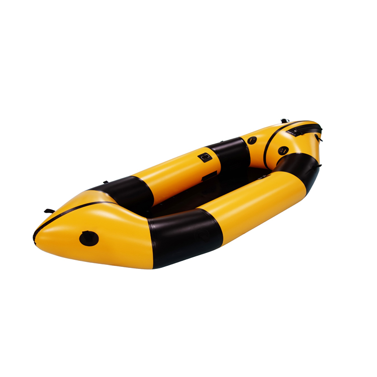 Single Light TPU Hiking Packraft Boat with Self Bailer