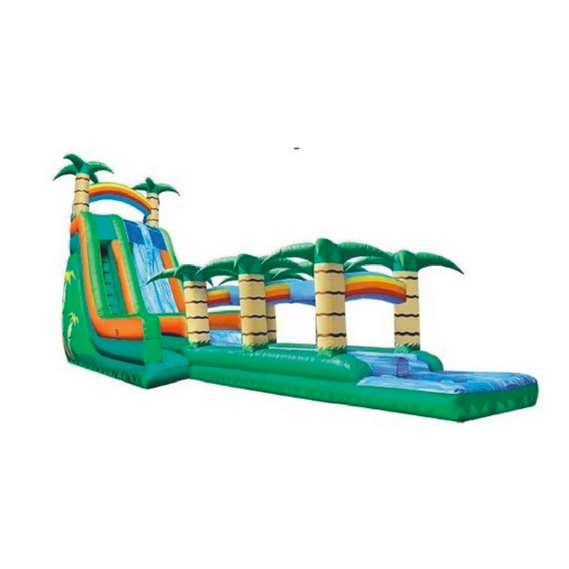 commercial grade inflatable water dry slide