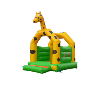 Custom High Quality Giraffe Inflatable Bouncing Castle Jumper House 