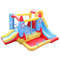 Inflatable play house slide with ball pit