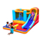 Outdoor waterslide inflatable with small splash pool