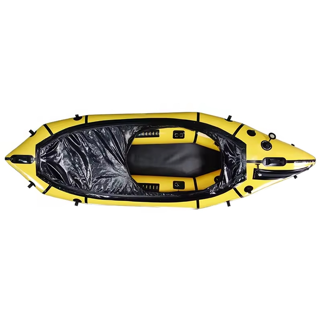 Lightweight Inflatable Kayak Backpacking Trip Packraft Boat