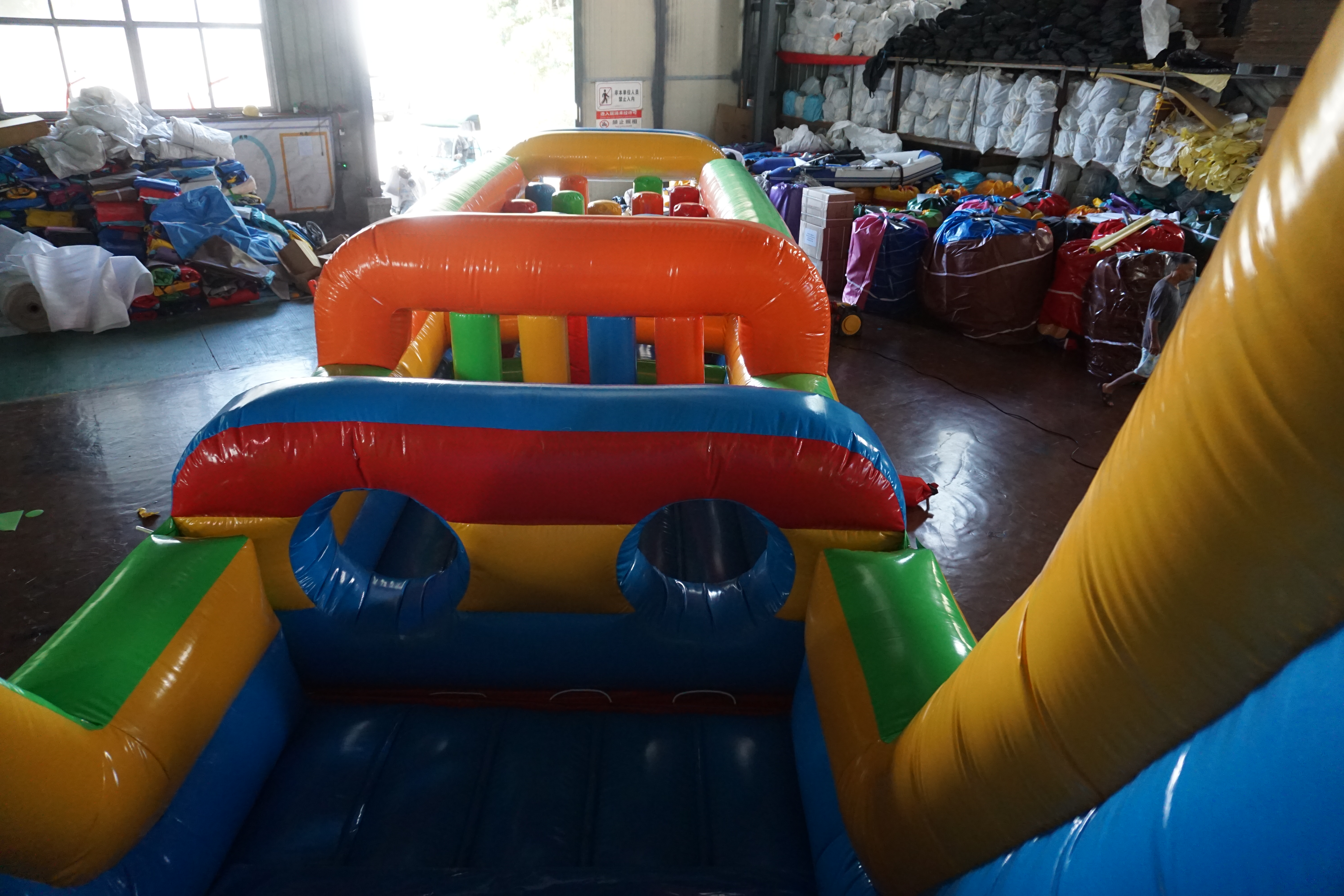 adult obstacle slide jumper