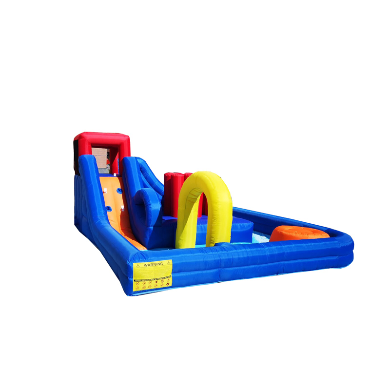 Factory inflatable jumping with water slide and pool