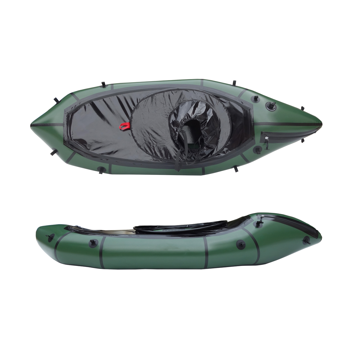 Super Light TPU Nylon Whitewater Custom Packraft with Spraydeck