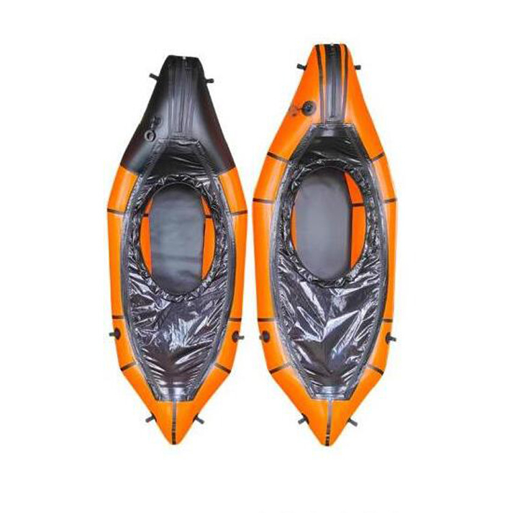 Custom Durable Adventure Whitewater Packraft with Spraydeck