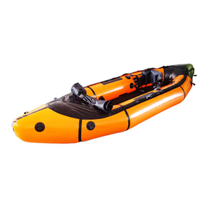 Removable Spraydeck Yellow Packraft for Adventure