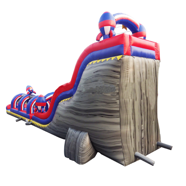 Rocket long wet slide commercial water slides inflatable