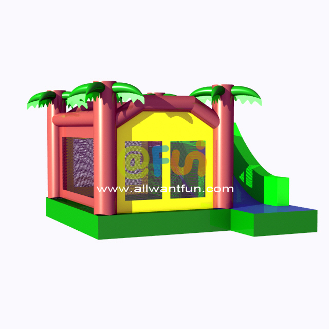 Best Mini Jungle Inflatable Bounce House with Slide 
