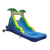 palm tree themed inflatable water slide