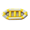 Inflatable Floor Rescue Boat White Water Rafting