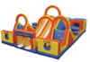  Multiple Obstacles Jumper Amusement Park Inflatable Bouncer Slide