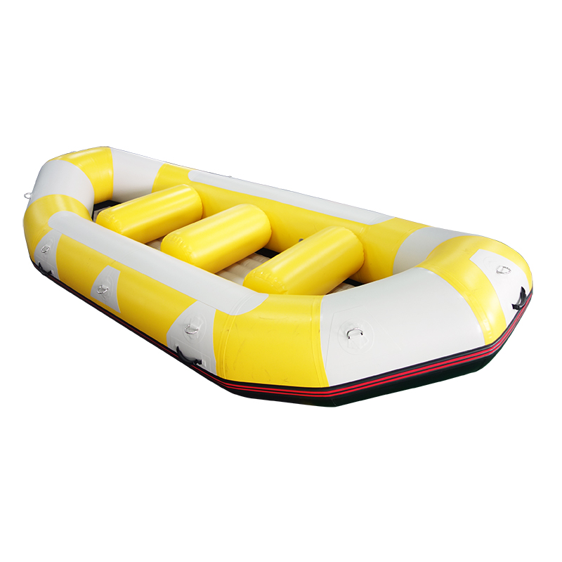 Inflatable Floor Rescue Boat White Water Rafting