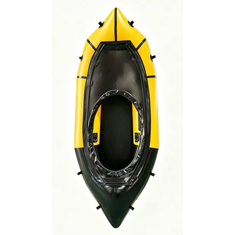 custom size packraft with spraydeck