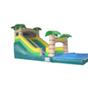 Heavy-duty PVC Inflatable Water/Dry Slide with Big Pool for Events