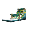 Heavy-duty PVC Inflatable Water/Dry Slide with Big Pool for Events