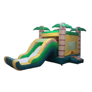 Palm Tree Jump Bouncy Castle with Slide Manufacturer