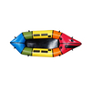 Custom color inflatable packraft foldable TPU water boat for outdoor calm water activities