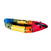 Portable TPU packraft,multi-panel colorful inflatable boat with standard accessories