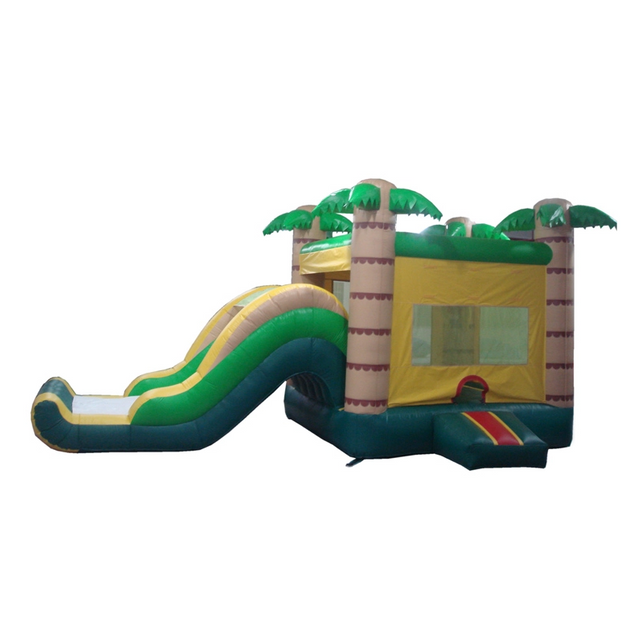 Palm Tree Jump Bouncy Castle with Slide Manufacturer
