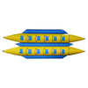 12 Persons Two Rows Flyfish Inflatable Banana Boat for Outdoor Water Sports