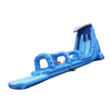 large inflatable slide with landing pool